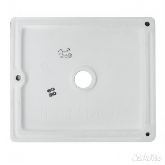 Умывальник накладной 40см белый novel slim WB.CT