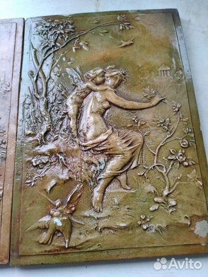 Гипсовое панно барельеф