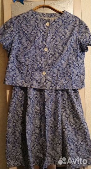 Винтажный костюм. Платье, 57 год