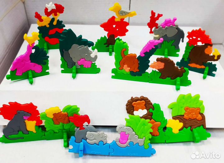 Киндеры сборка пазлы объемные (стенки)