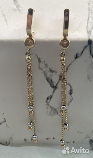 Золотые серьги