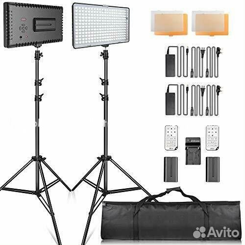 Постоянный LED свет для видео и фото, + импульсный