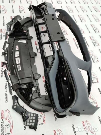 Передний бампер CLA-class C117 стиль CLA45 AMG