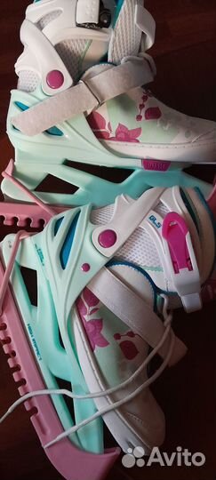 Коньки детские раздвижные