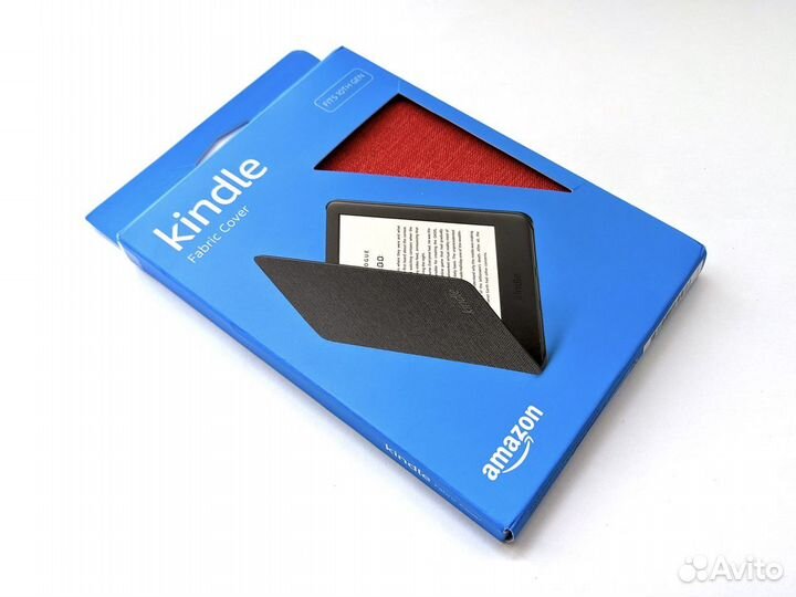 Чехол обложка Kindle 10 2019 Fabric красный Red