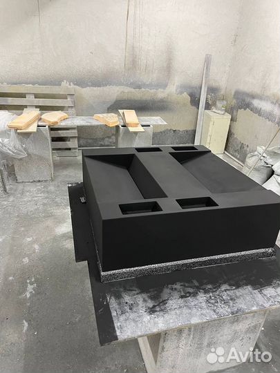 Раковина из бетона