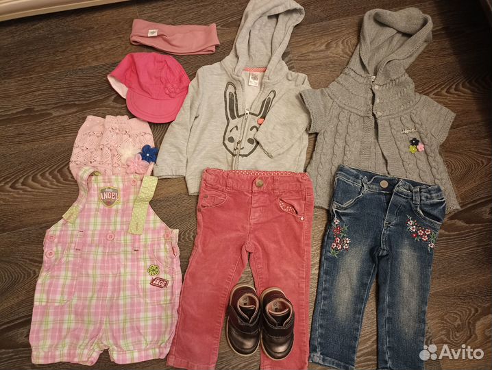 Пакет одежды для девочки 74-86