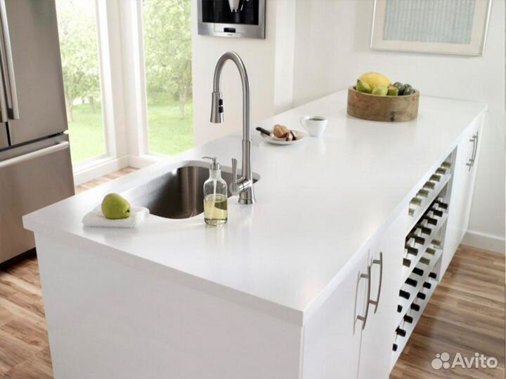 Столешница из искусственного камня для кухни