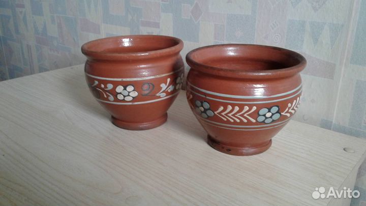 Глиняные горшки для приготовления еды