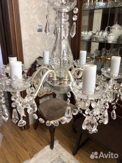 Люстры хрустальные бу