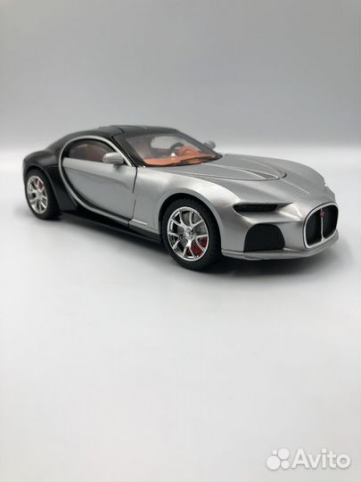 Модель автомобиля Bugatti Atlantic металл