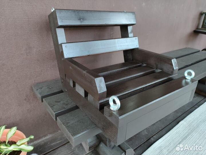 Качель деревянная