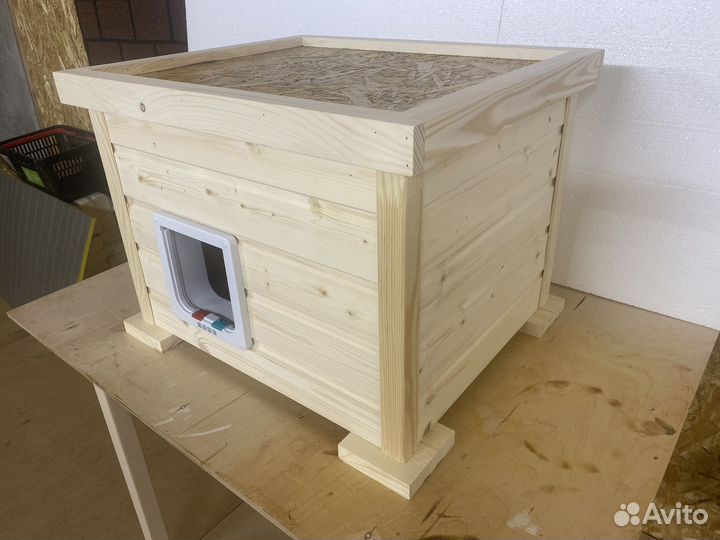 Домик для кошки уличный утепленный