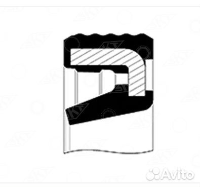 Сальник (манжета) 15*25,3*6,5