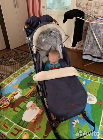 Детские санки коляска