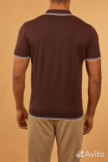 Поло Stefano Ricci с коротким рукавом премиум каче