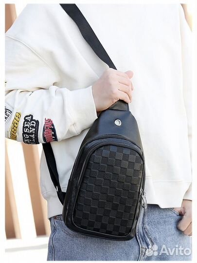 Нагрудная сумка мужская /Сумка через плечо