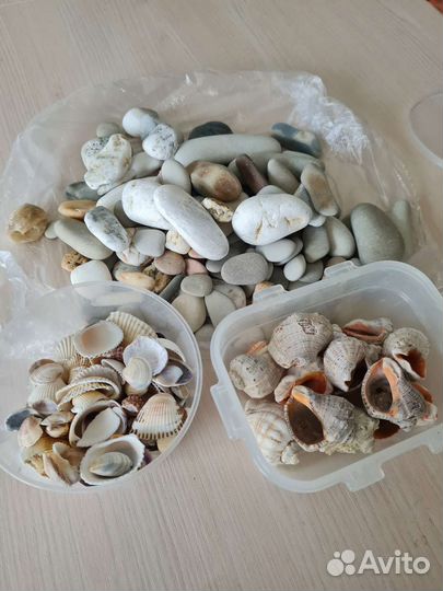 Стеклянные камушки,ракушки для аквариума,1750г