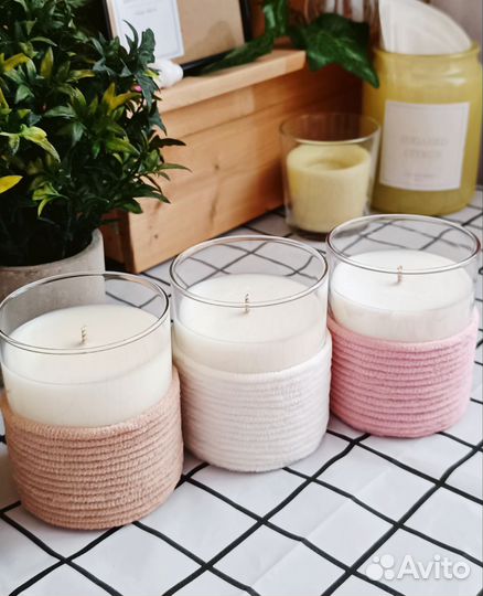 Ароматическая свеча Caramel Popcorn