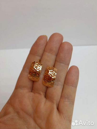 Золотые серьги 585 проба 20380