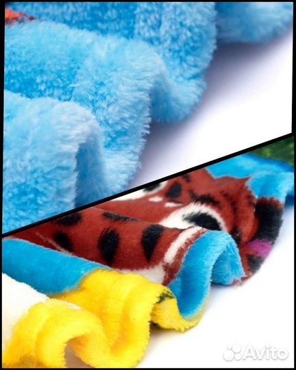 Плед детский с рукавами новый