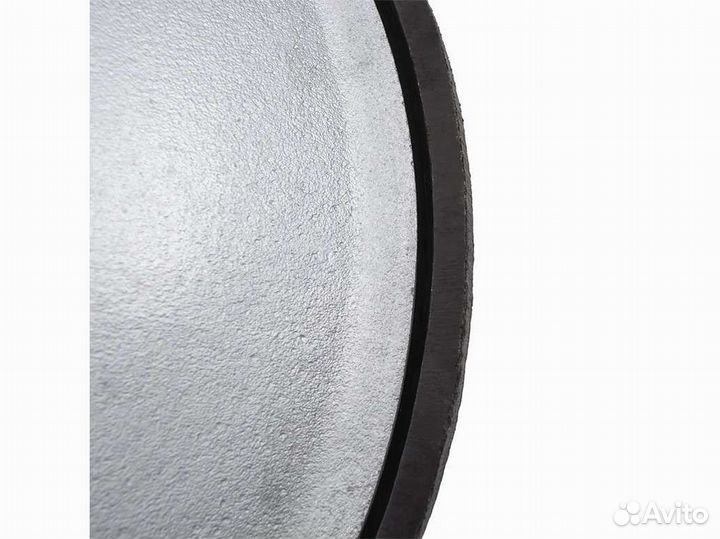 Казан чугунный 8 литров, круглое дно