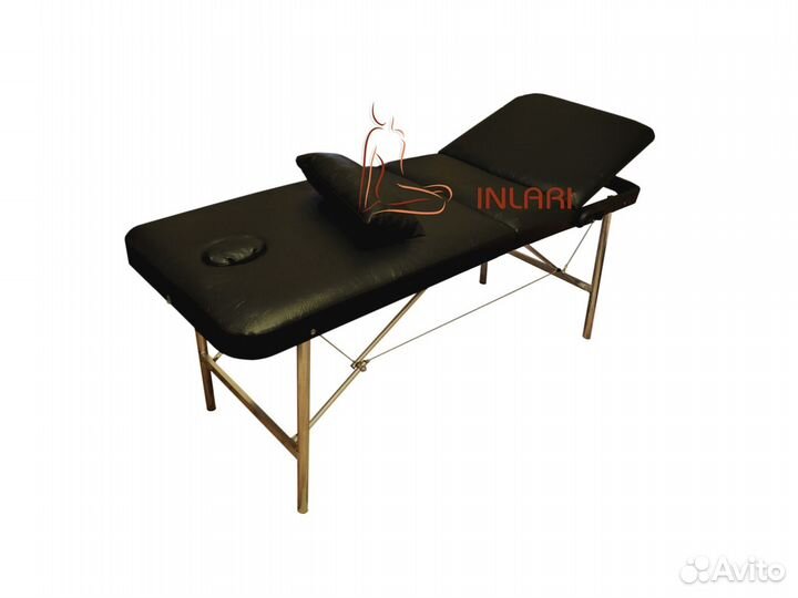 Массажный стол с регулировками (черный)