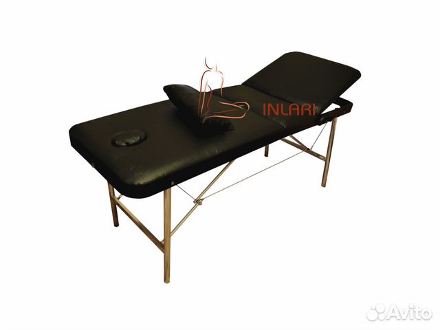 Массажный стол с регулировками (черный)