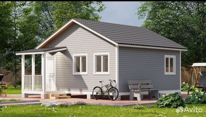 Дачный домик 6 х7,5 Цена с утеплением и сборкой