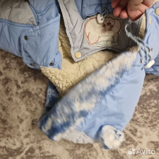 Зимний комбинезон для мальчика 80