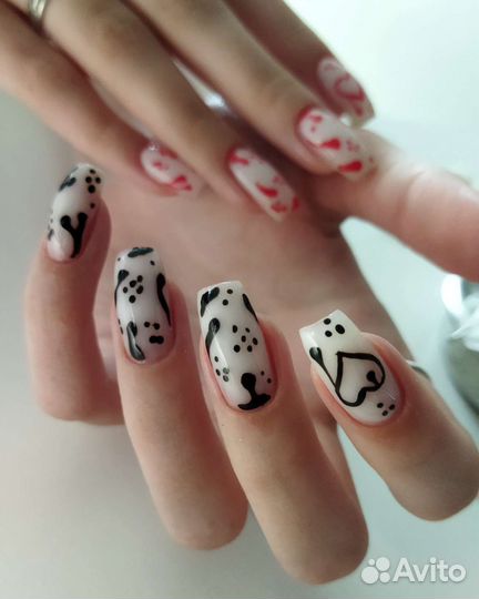 Маникюр+гель-лак,смарт педикюр+гель-лак, наращиван