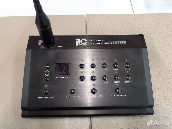 Микрофонная консоль ITC escort T-218A