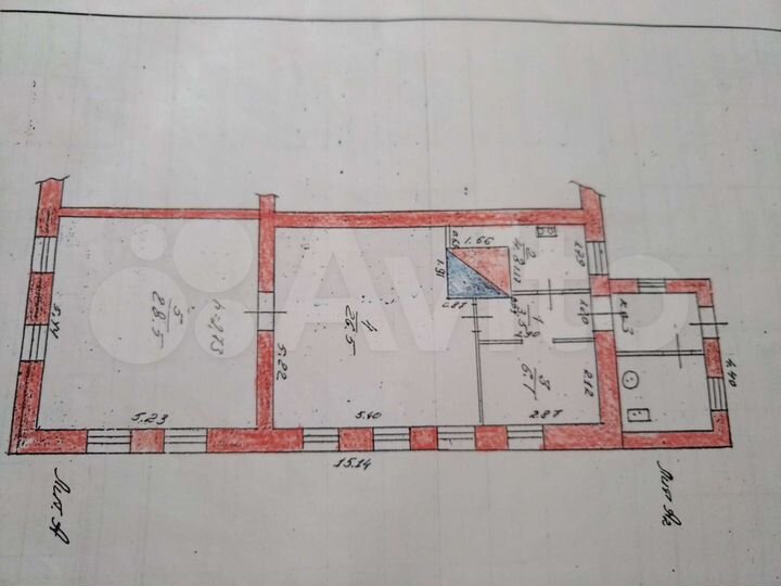 Дом 70 м² на участке 2,59 га