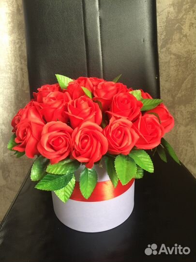 Букет из пенных розочек