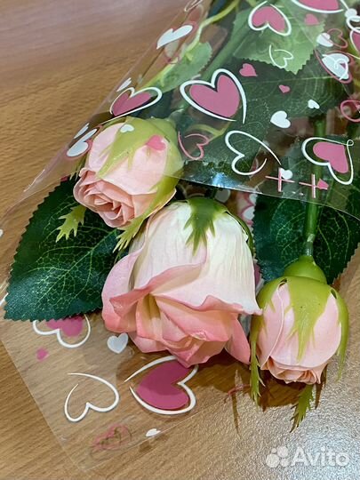 Букет нежных роз. Неувядающие реалистичные цветы