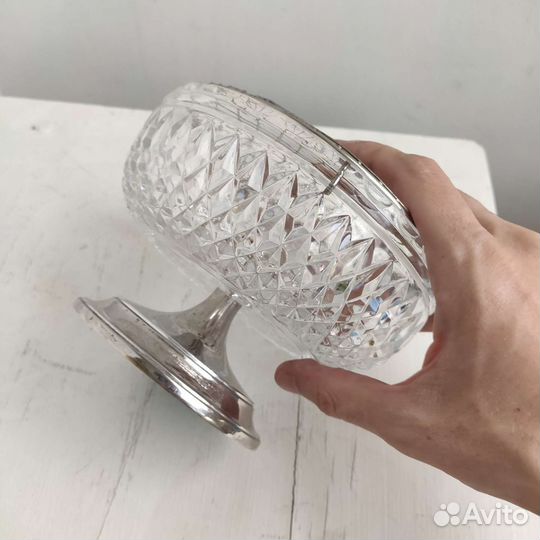 Ваза хрустальная rose bawl