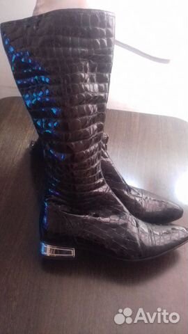 Сапоги натуральные новые осень