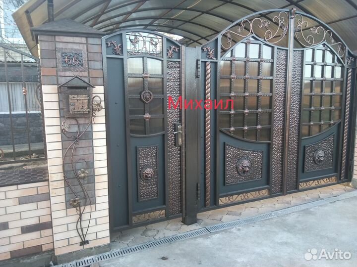 Ворота с калиткой