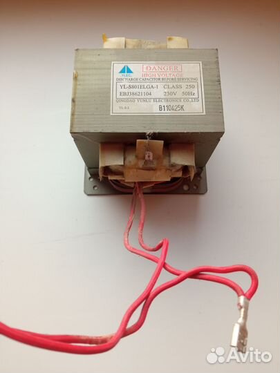 Магнетрон микроволновой печи, трансформатор