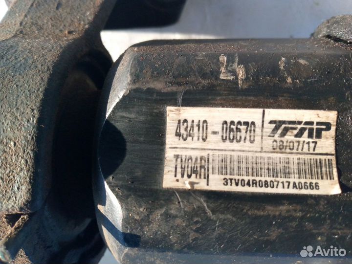 Привод передний правый Toyota Camry 40 2.4 АКПП