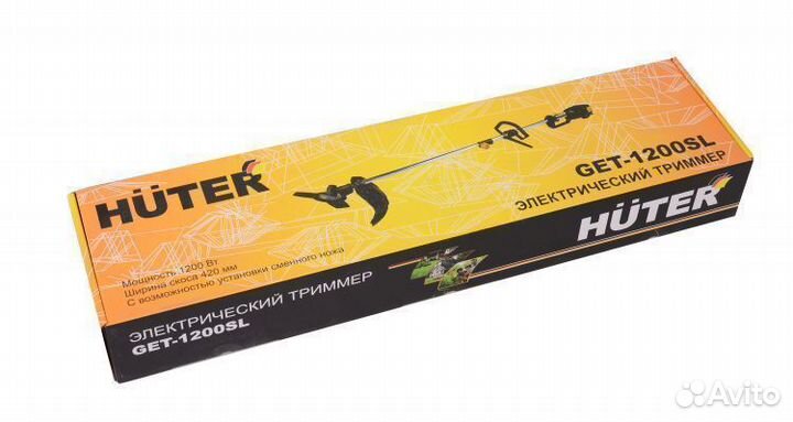 Триммер электрический huter GET-1200SL