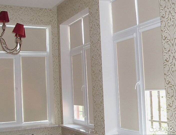 Рулонные шторы Кассетные шторы жалюзи