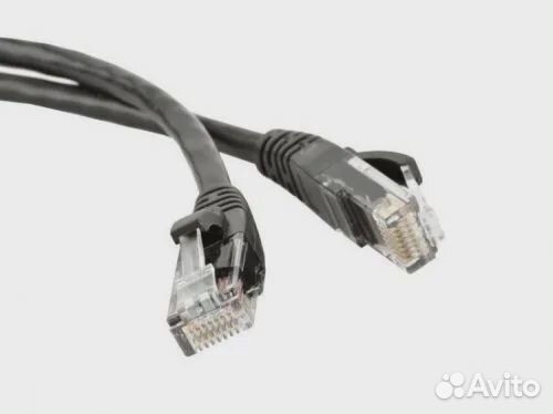 Патчкорд hyperline pc-lpm-utp-rj45-rj45-c6-1.5m-bk
