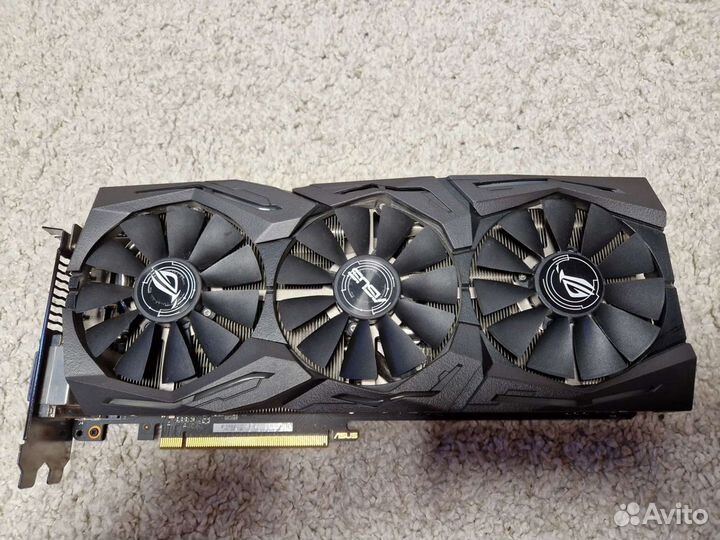 Видеокарта Asus GTX 1080 strix