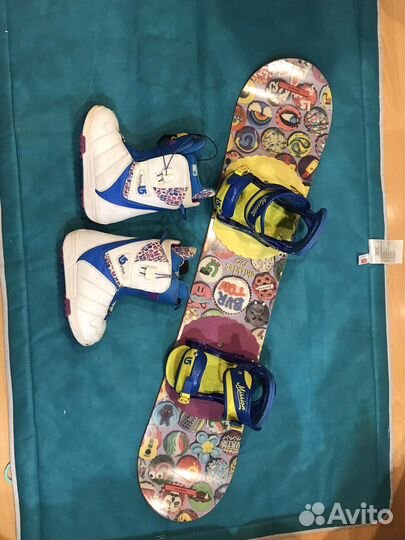 Сноуборд burton 120 крепления ботинки