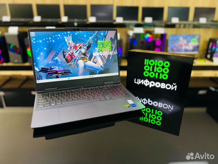 Игровой ноутбук Lenovo i5-12/RTX 3050 6Gb/DDR5-16