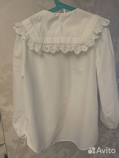 Блузка белая silver spoon 152 zara 140