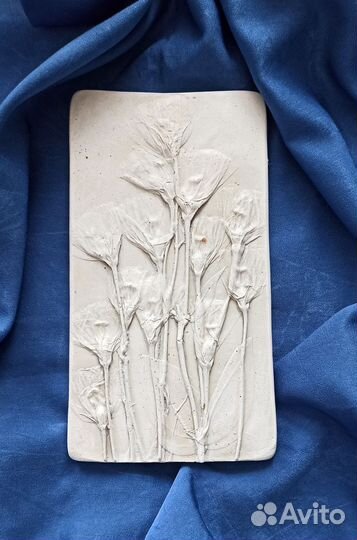 Гипсовое панно барельеф
