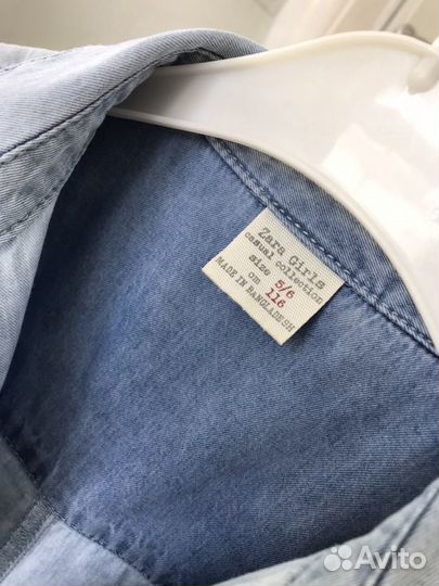 Джинсовое платье/туника Zara