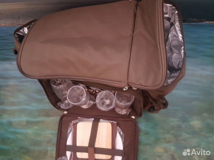 Сумка термос с походным набором